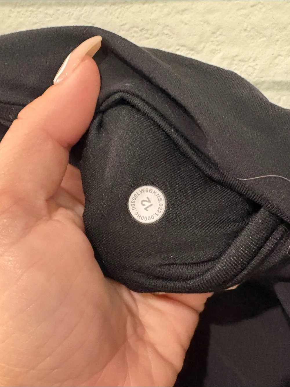 lululemon athletica Black Workout Leggings with Logo Detail